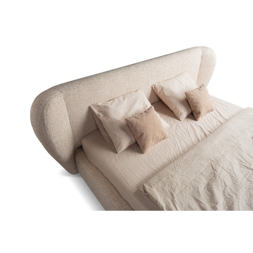 Polsterbett ohne Matratze DALIA 180x200 cm beige
