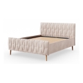 Polsterbett ohne Matratze FLORA 180x200 cm beige