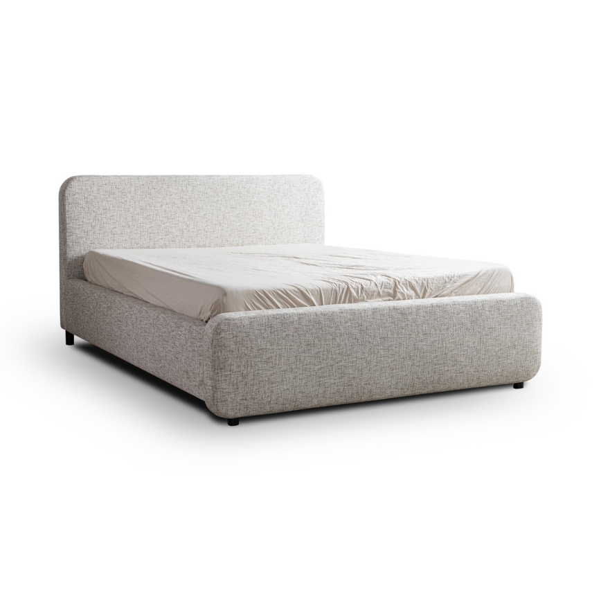 Polsterbett ohne Matratze LAJLA 180x200 cm beige