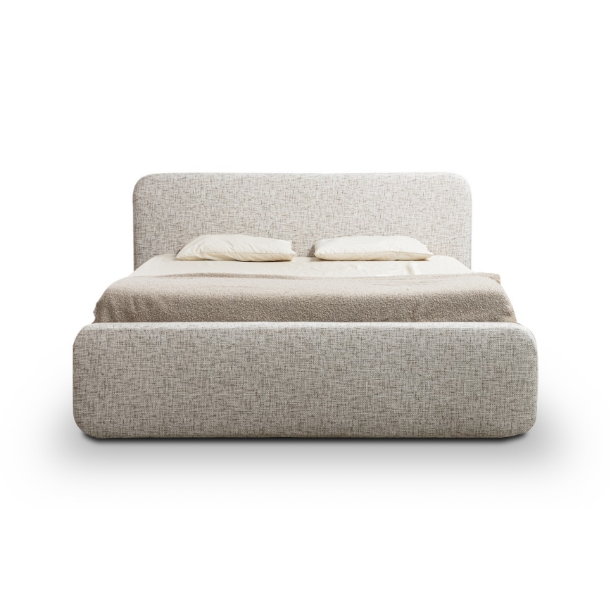 Polsterbett ohne Matratze LAJLA 180x200 cm beige