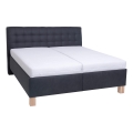 Polsterbett VIOLET 160x200 cm mit Stauraum, ohne Matratze, anthrazit