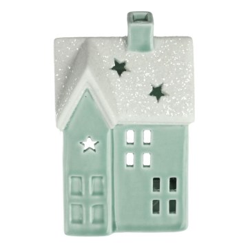 Porzellan-Kerzenhaus 11,1 cm Minze
