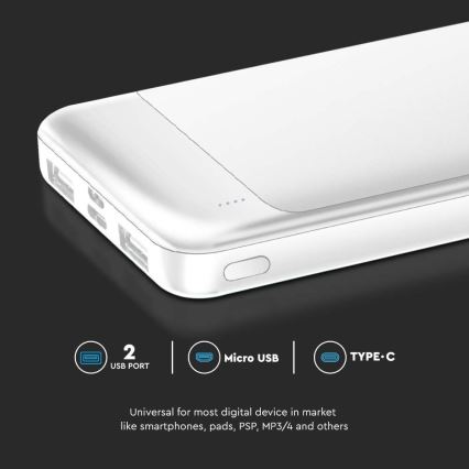 Powerbank mit Power Delivery 10000mAh/22,5W/5V weiß