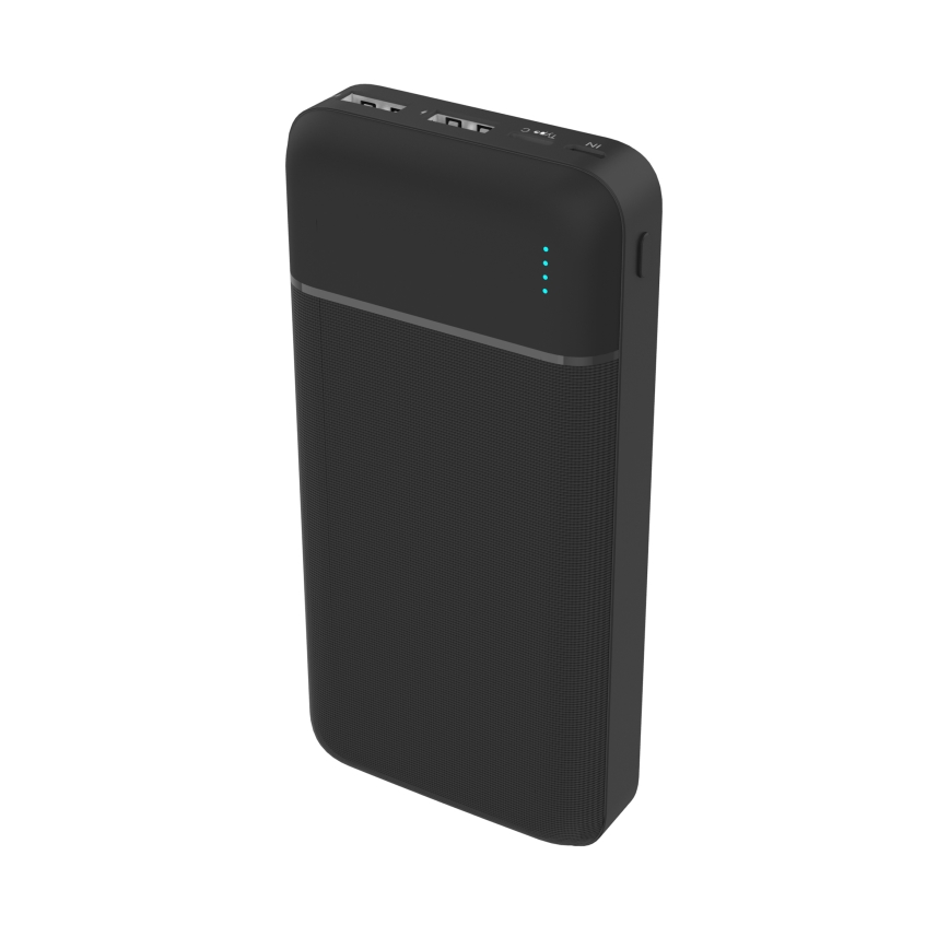 Power Bank 20000 mAh 3,7V schwarz