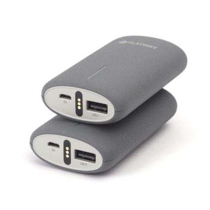 Power Bank 2x5000mAh/3,7V mit Ladestation