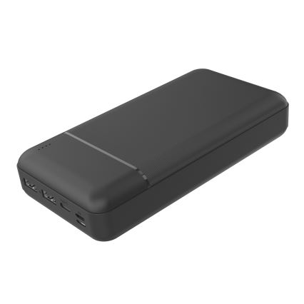 Power Bank 30000 mAh 3,7V schwarz