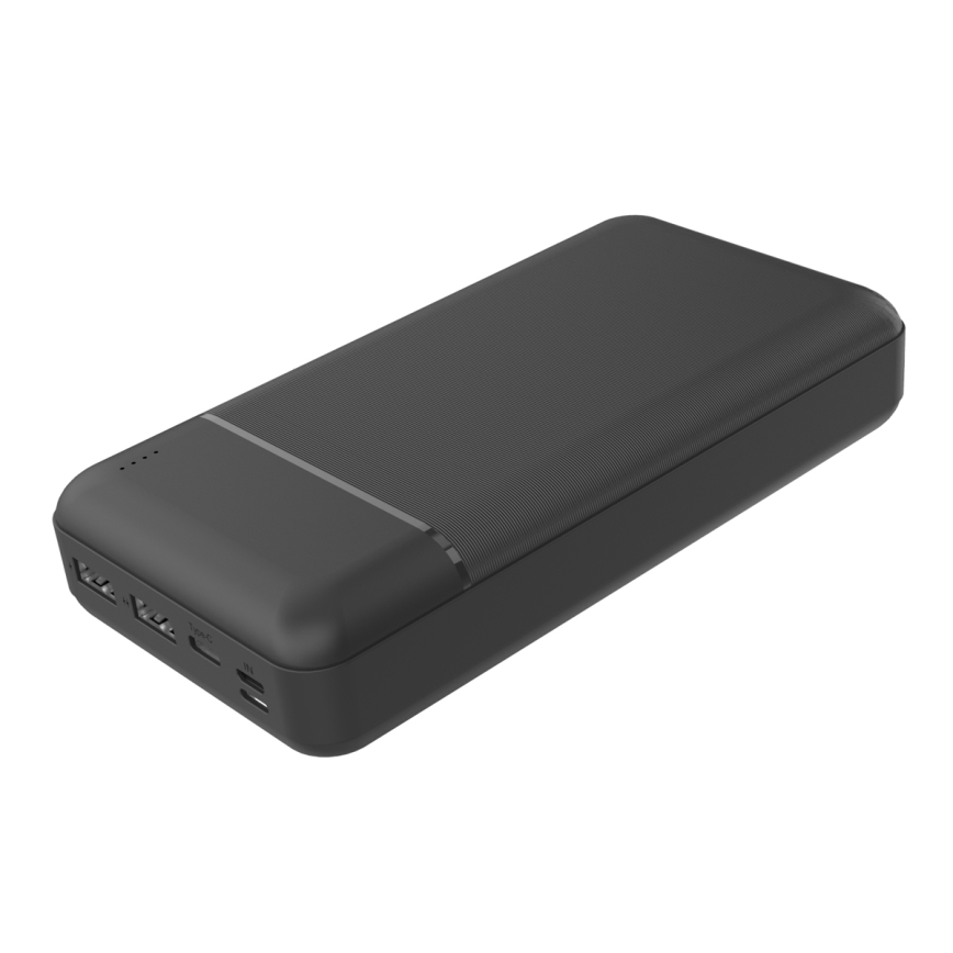 Power Bank 30000 mAh 3,7V schwarz