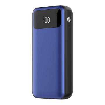 Power Bank mit Display 10000mAh/3,7V blau