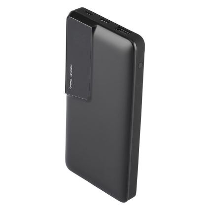 Power Bank mit Display 10000mAh/3,7V schwarz