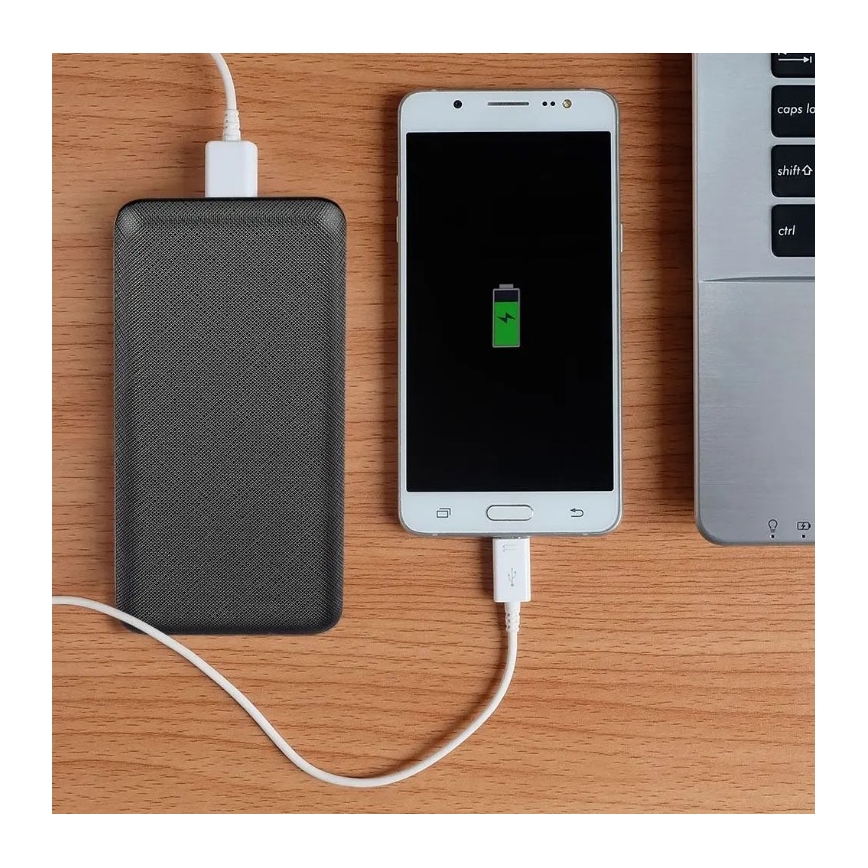 Powerbank 20000mAh/5V schwarz