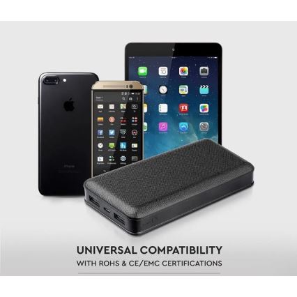 Powerbank 20000mAh/5V schwarz