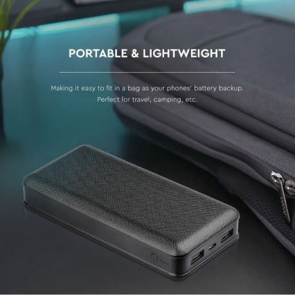 Powerbank 20000mAh/5V schwarz