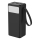 Powerbank 40000 mAh 65W Power Delivery 2xUSB-A + 2xUSB-C mit LED-Taschenlampe und 1m USB-C-Kabel schwarz