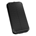Powerbank mit LED-Licht, kabellosem Laden und Solarpanel Power Delivery 15W/10000 mAh schwarz