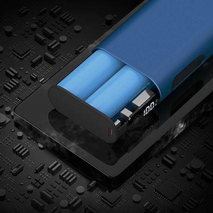 Powerbank Power Delivery 10000 mAh/22,5W/3,7V blau