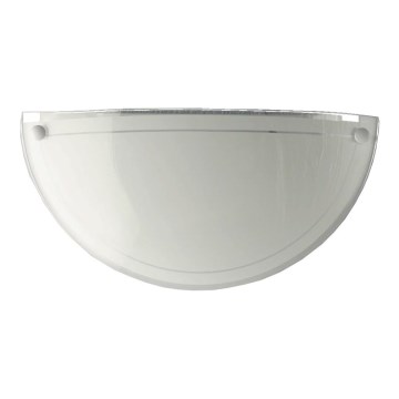 Prezent 1421 NS - Ersatzglas für die Wandleuchte DISC E27 12,5x25 cm weiß
