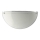 Prezent 1421 NS - Ersatzglas für die Wandleuchte DISC E27 12,5x25 cm weiß