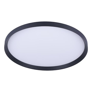 Prezent 17311 - LED-Deckenleuchte ADRA LED/42W/230V + LED/13W 3000/4000/6000K Ø 48,5 cm schwarz