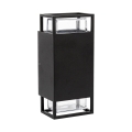 Prezent 28211A - Outdoor-Wandleuchte EVENTO 2xGU10/35W/230V IP54 schwarz