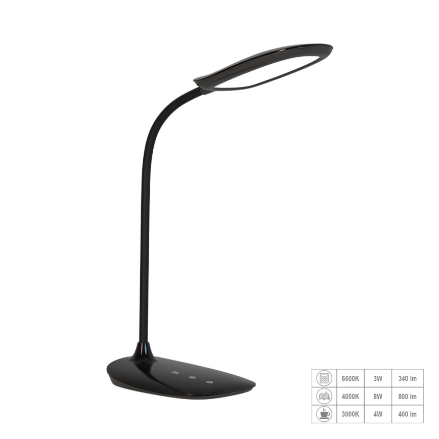 Prezent 31218 - Dimmbare, flexible LED-Tischleuchte mit Touch-Funktion HEKA LED/10W/230V 3000-6500K