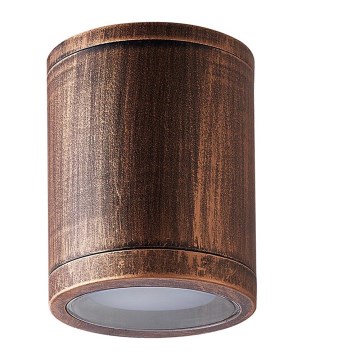 Prezent 48333 - Außenstrahler MOPTI 1xE27/12W/230V Bronze IP54