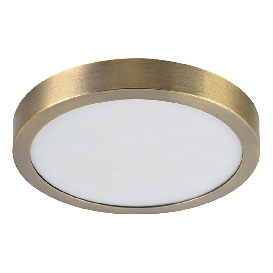 Prezent 49060 - LED-Deckenleuchte LENYS LED/22W/230V 4000K d 22,5 cm Messing