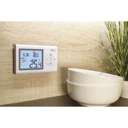 Programmierbares Thermostat 2xAAA