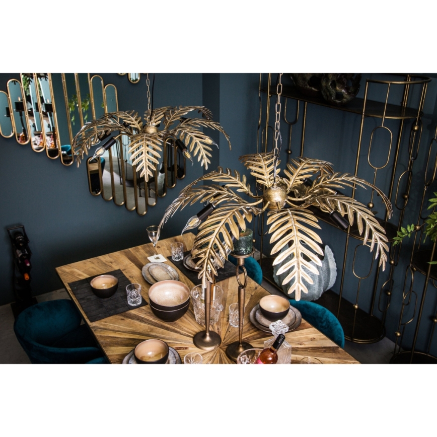 PTMD - Kronleuchter mit Kette MOIRA 8xE27/40W/230V Ø 77 cm