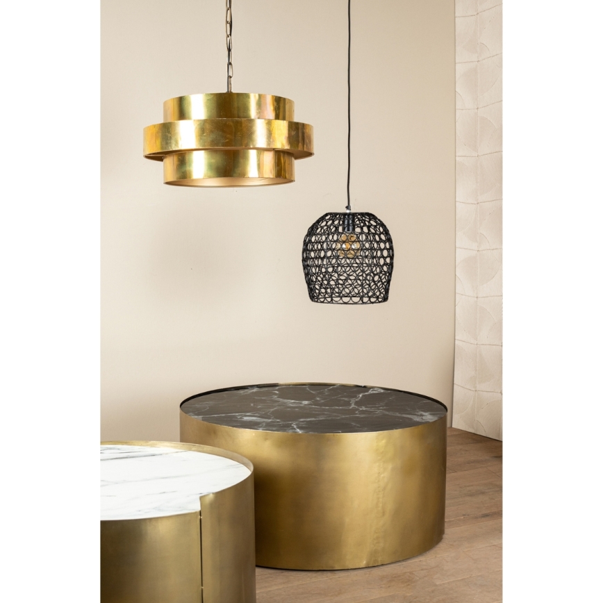 PTMD - Kronleuchter mit Kette ZANTH 1xE27/40W/230V Ø 52 cm goldfarben