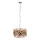 PTMD - Pendelleuchte YENA mit Kette 1xE27/40W/230V Ø 57 cm Rattan