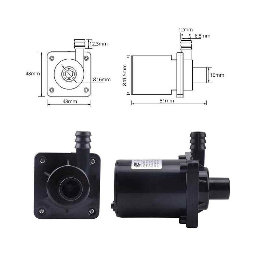 Pumpe 6-12V 700 l/h