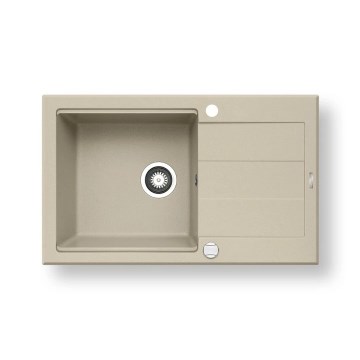Pyramis 70083601 - Küchenspüle SPARTA PLUS LUX 78x48 cm Granit/Beige