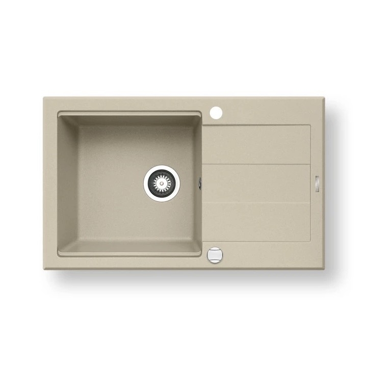 Pyramis 70083601 - Küchenspüle SPARTA PLUS LUX 78x48 cm Granit/Beige