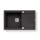 Pyramis 70167101 - Küchenspüle SPARTA PLUS LUX 78x48 cm Granit/Schwarz