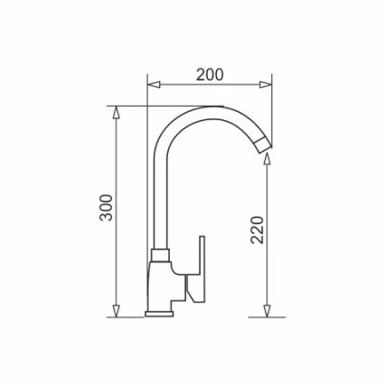 Pyramis 90918601 - Spültischarmatur BELLO weiß