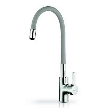 Pyramis 90938001 - Spültischarmatur mit flexiblem Auslauf FLESSI grau