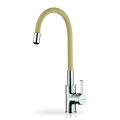 Pyramis 90938101 - Spültischarmatur mit flexiblem Auslauf FLESSI beige