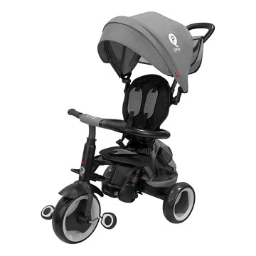 QPlay - 3-in-1 Kinder-Dreirad RITO EVA PLUS grau