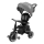 QPlay - 3-in-1 Kinder-Dreirad RITO EVA PLUS grau
