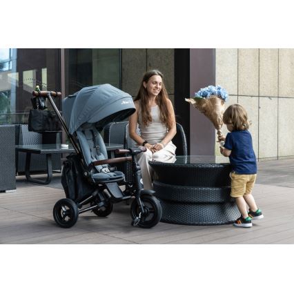 QPlay - 5-in-1-Kinderdreirad NOVA DELUXE schwarz