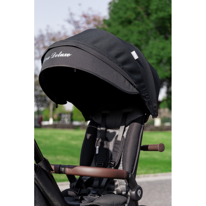 QPlay - 5-in-1-Kinderdreirad NOVA DELUXE schwarz