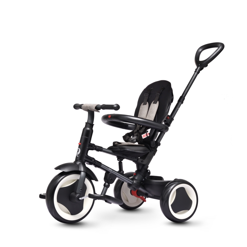 QPlay - Kinder-Dreirad 3-in-1 RITO EVO grau