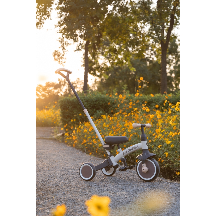 QPlay - Kinder-Dreirad 3-in-1 STAGER, grün