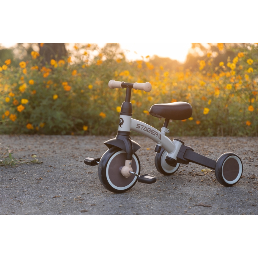 QPlay - Kinder-Dreirad 3-in-1 STAGER, grün