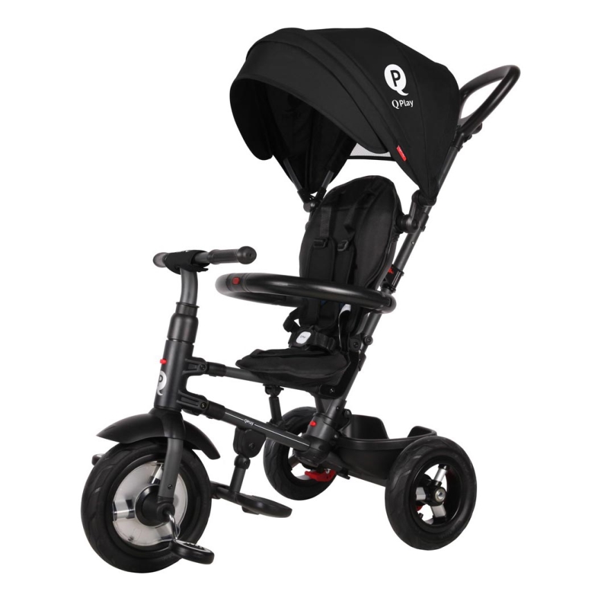 QPlay - Kinder-Dreirad 3in1 RITO AIR schwarz