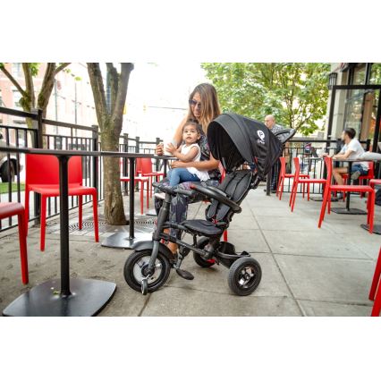 QPlay - Kinder-Dreirad 3in1 RITO AIR schwarz
