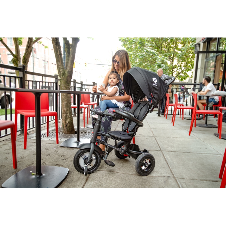 QPlay - Kinder-Dreirad 3in1 RITO AIR schwarz