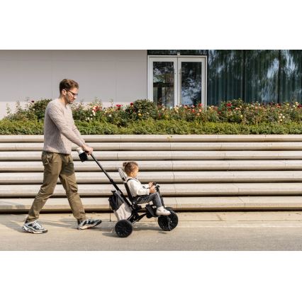QPlay - Kinder-Dreirad 5-in-1 NOVA MAX, schwarz