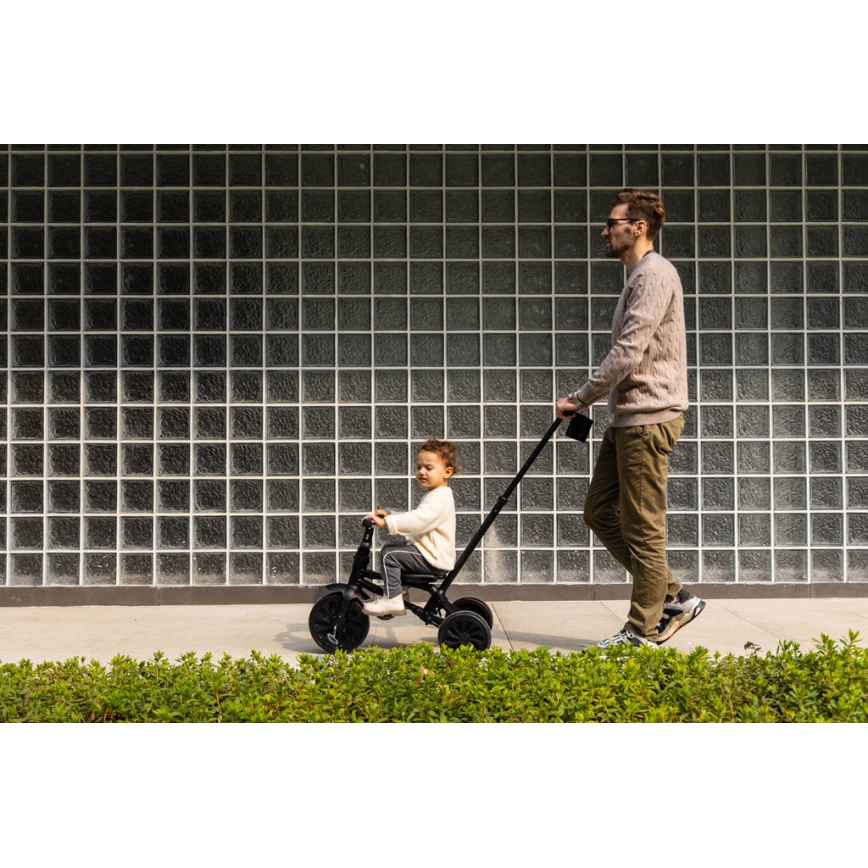 QPlay - Kinder-Dreirad 5-in-1 NOVA MAX, schwarz