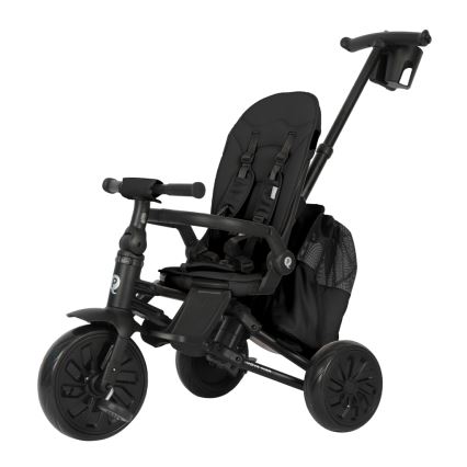 QPlay - Kinder-Dreirad 5-in-1 NOVA MAX, schwarz